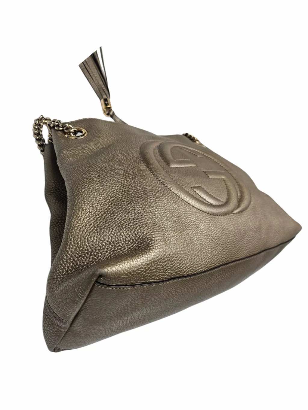 Gucci Brown Nubuck Soho Bag - 4