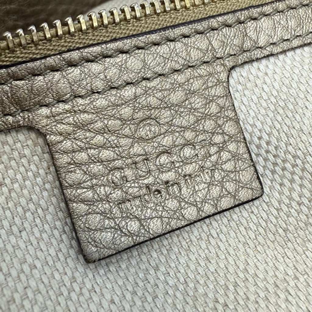 Gucci Brown Nubuck Soho Bag - Detail 2