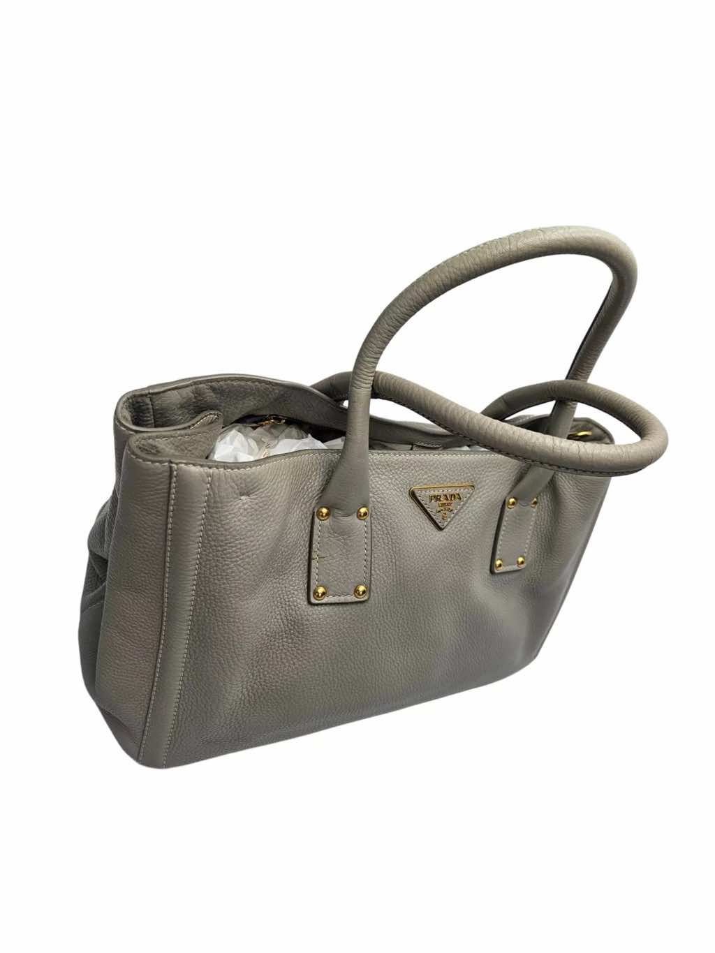 Prada Vitello Daino Shopping Bag - Side view