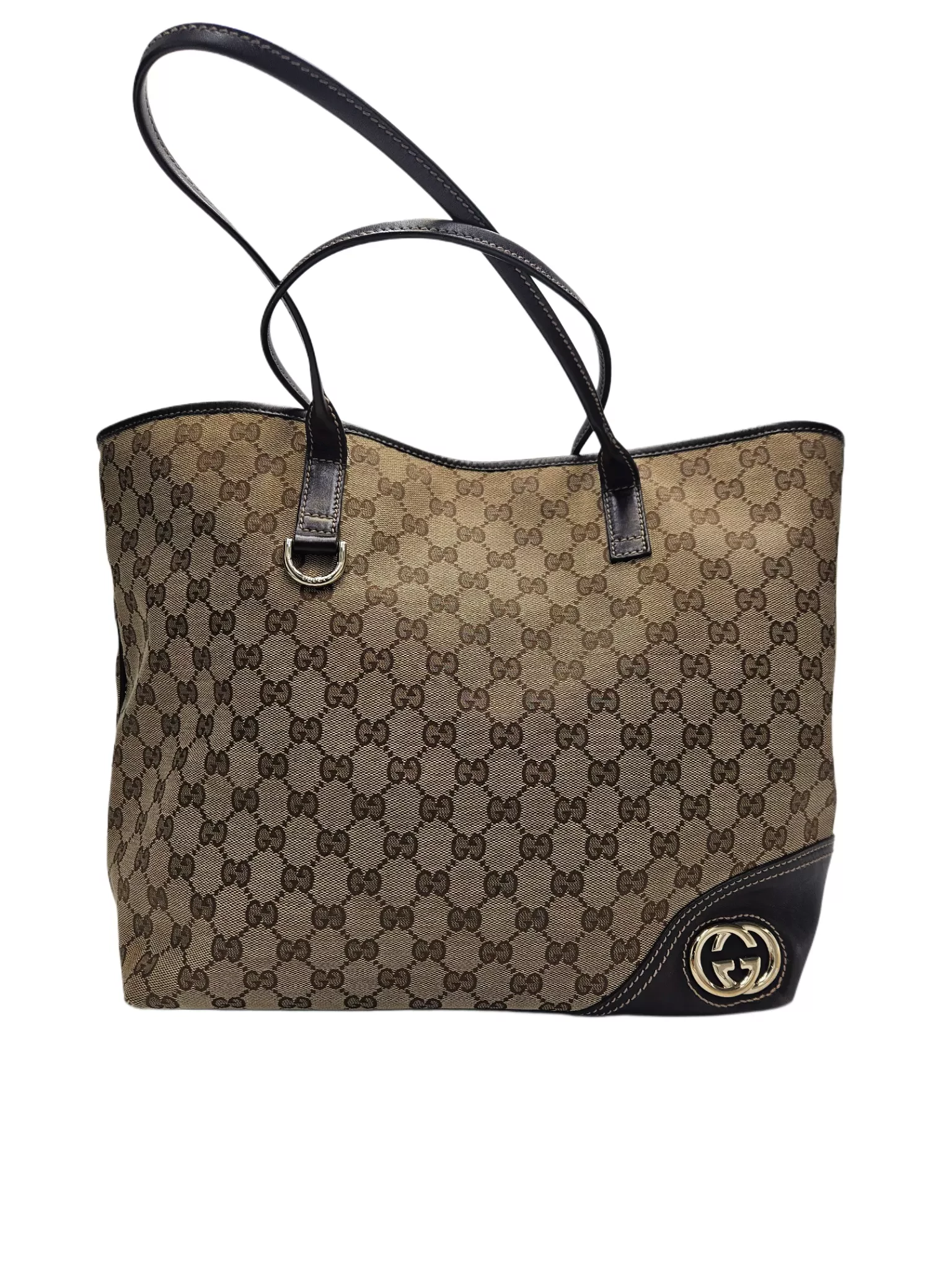 Gucci Britt GG Canvas Tote