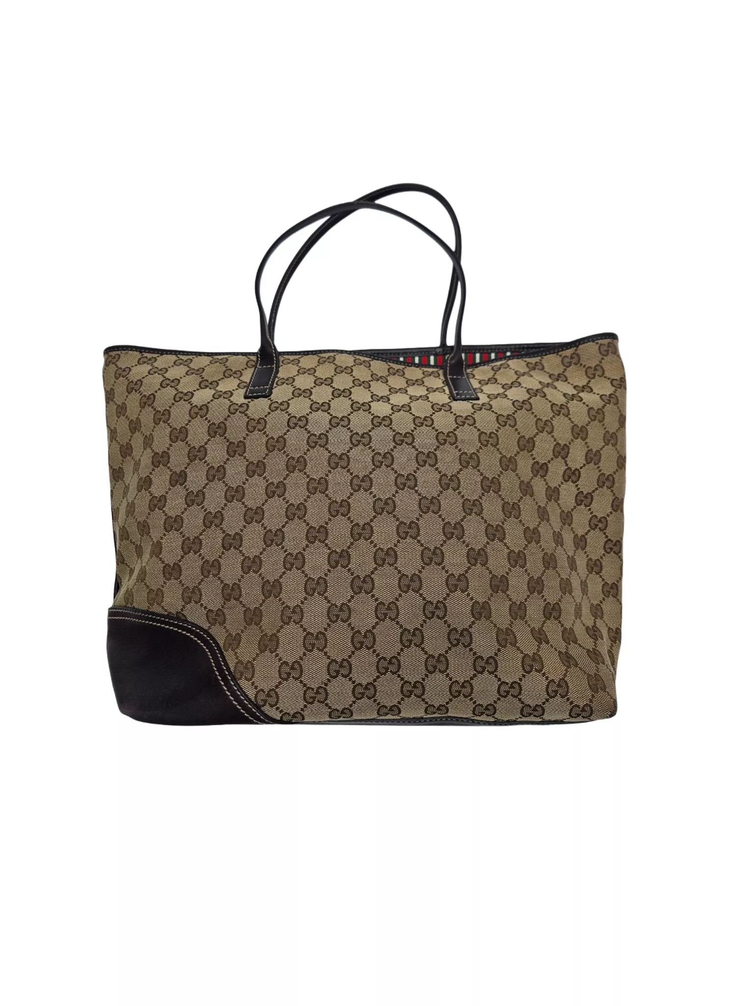 Gucci Britt GG Canvas Tote - Back view