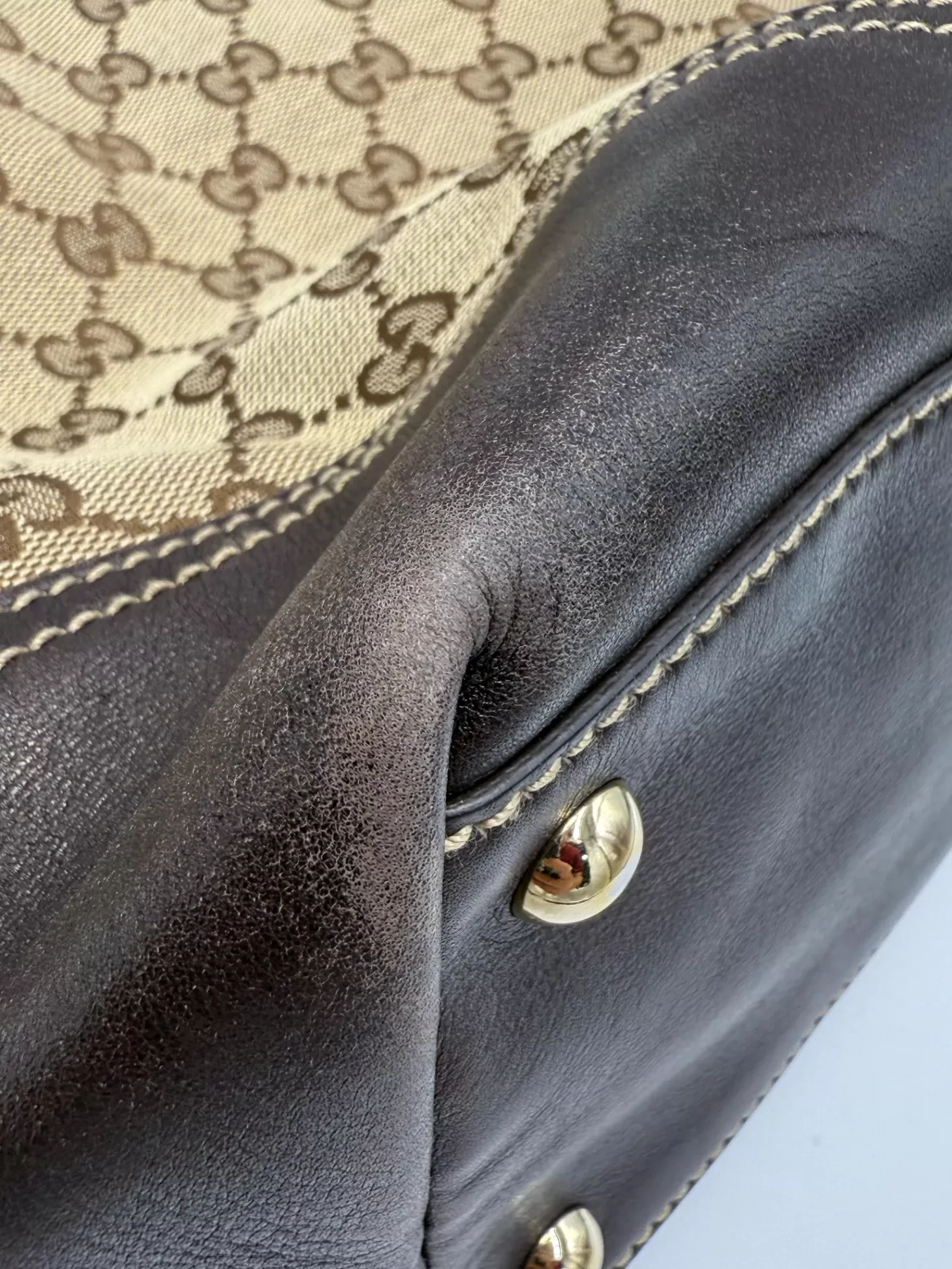 Gucci Britt GG Canvas Tote - Image 12