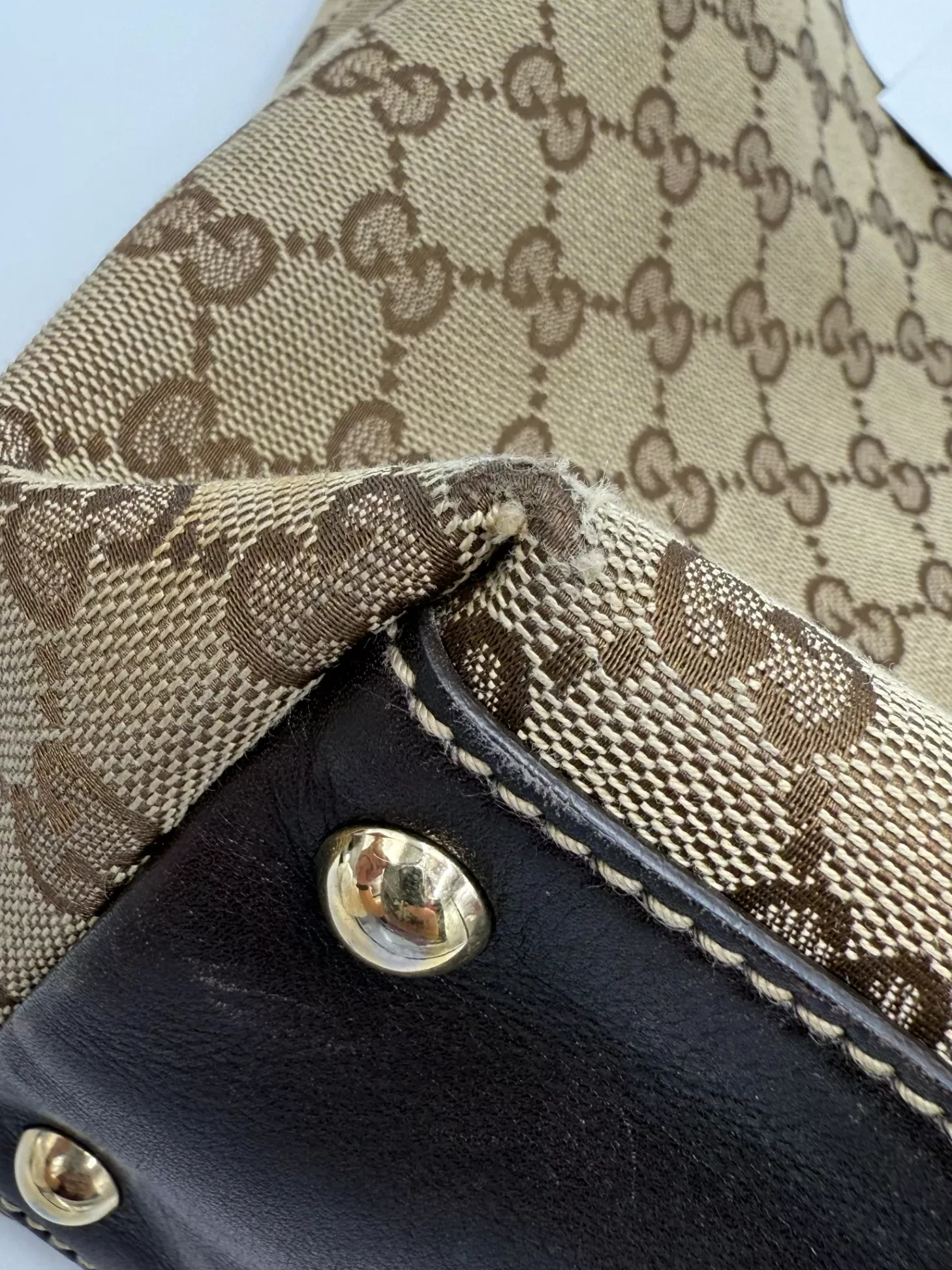Gucci Britt GG Canvas Tote - Image 13