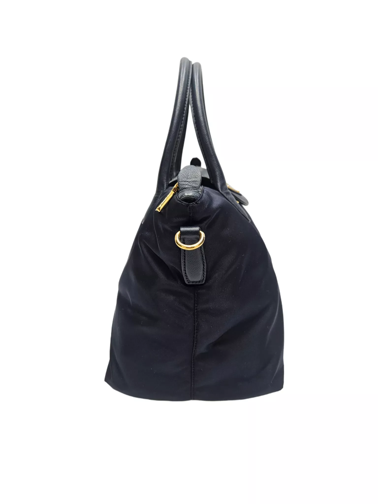 Prada Navy Blue Nylon Tote - Image 6