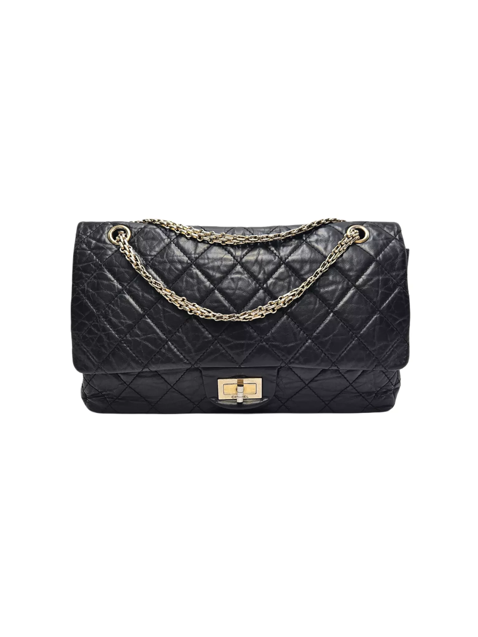 Chanel Black Quilted Reissue Flap