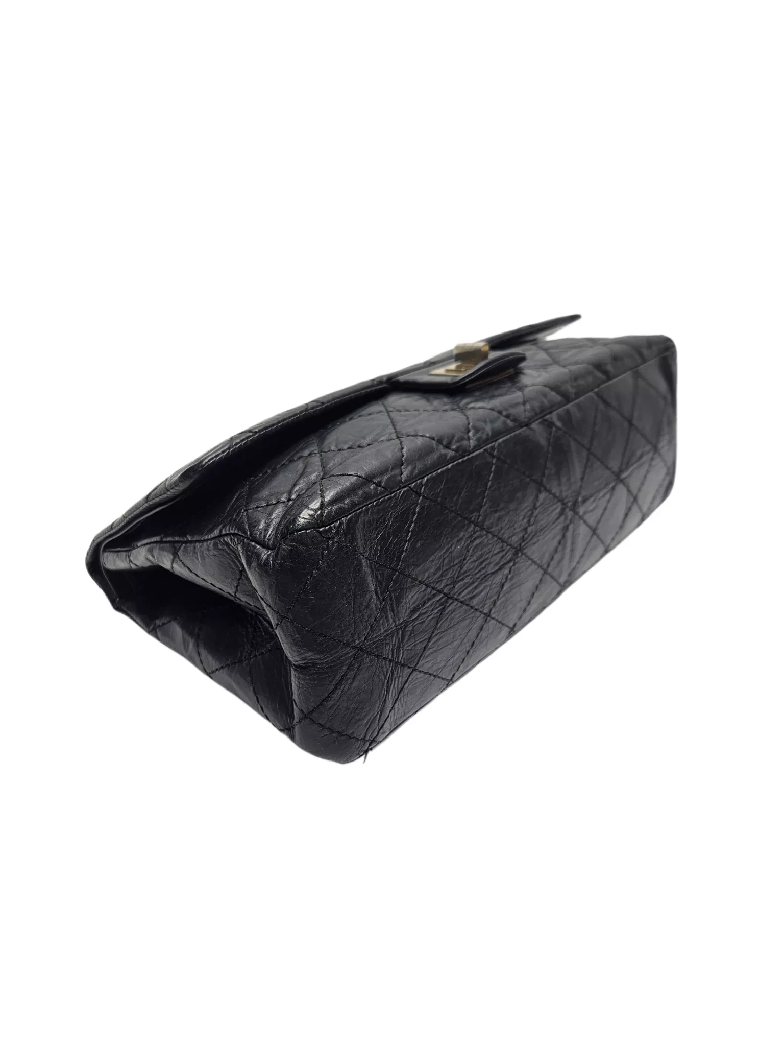 Chanel Black Quilted Reissue Flap - 4