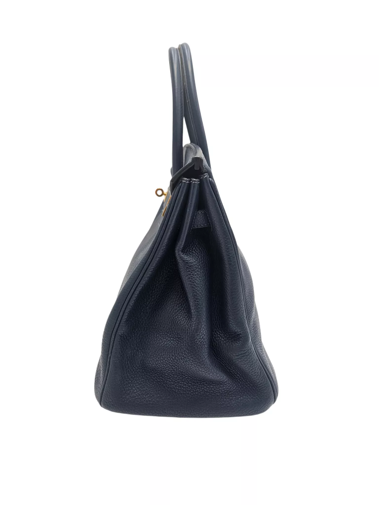 Hermès Birking 35 Clemence Gold - Side view