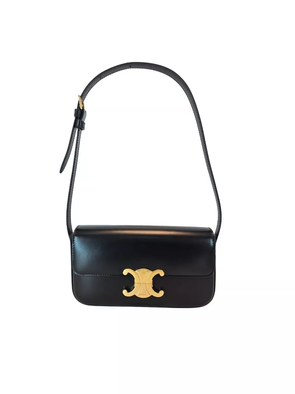 Celine Claude Calfskin Shoulder Bag