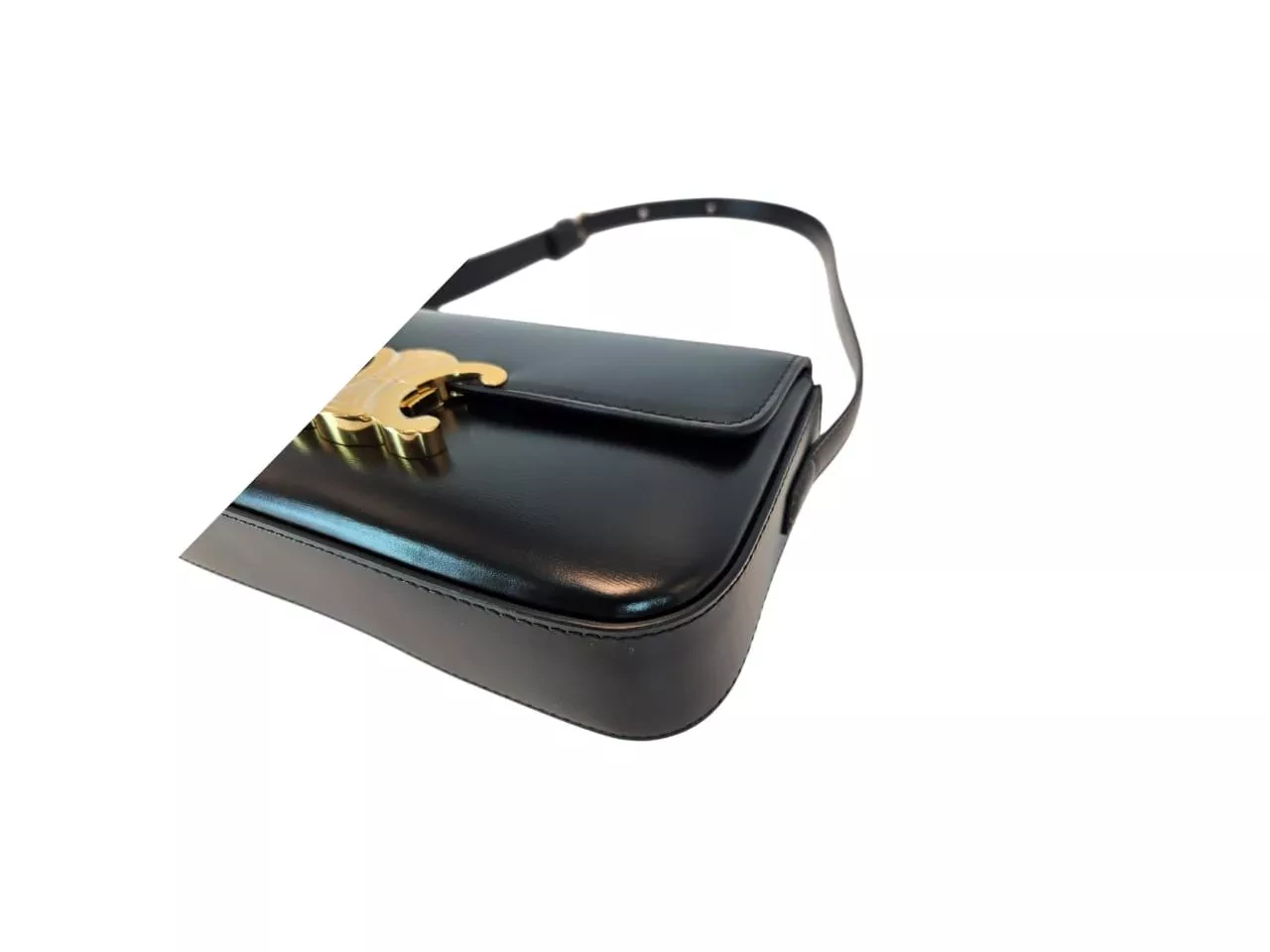 Celine Claude Calfskin Shoulder Bag - Detail 1