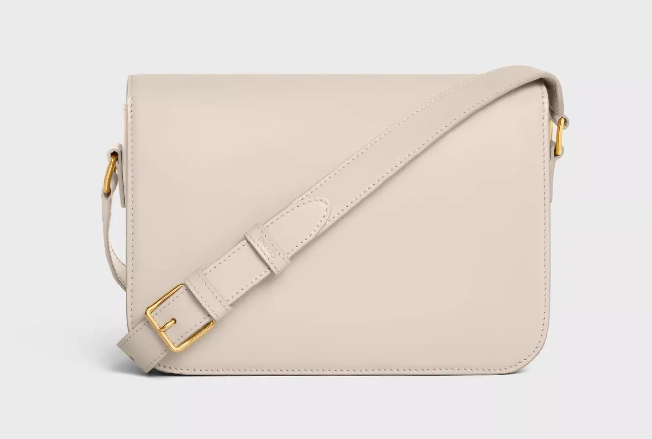 Celine Teen Triomphe Calfskin Bag - Back view
