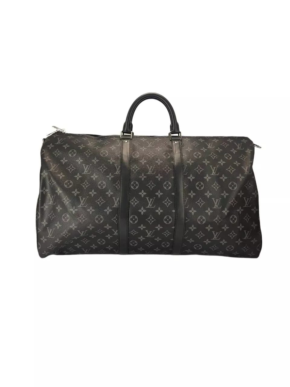Louis Vuitton Noir Monogram Keepall - Back view
