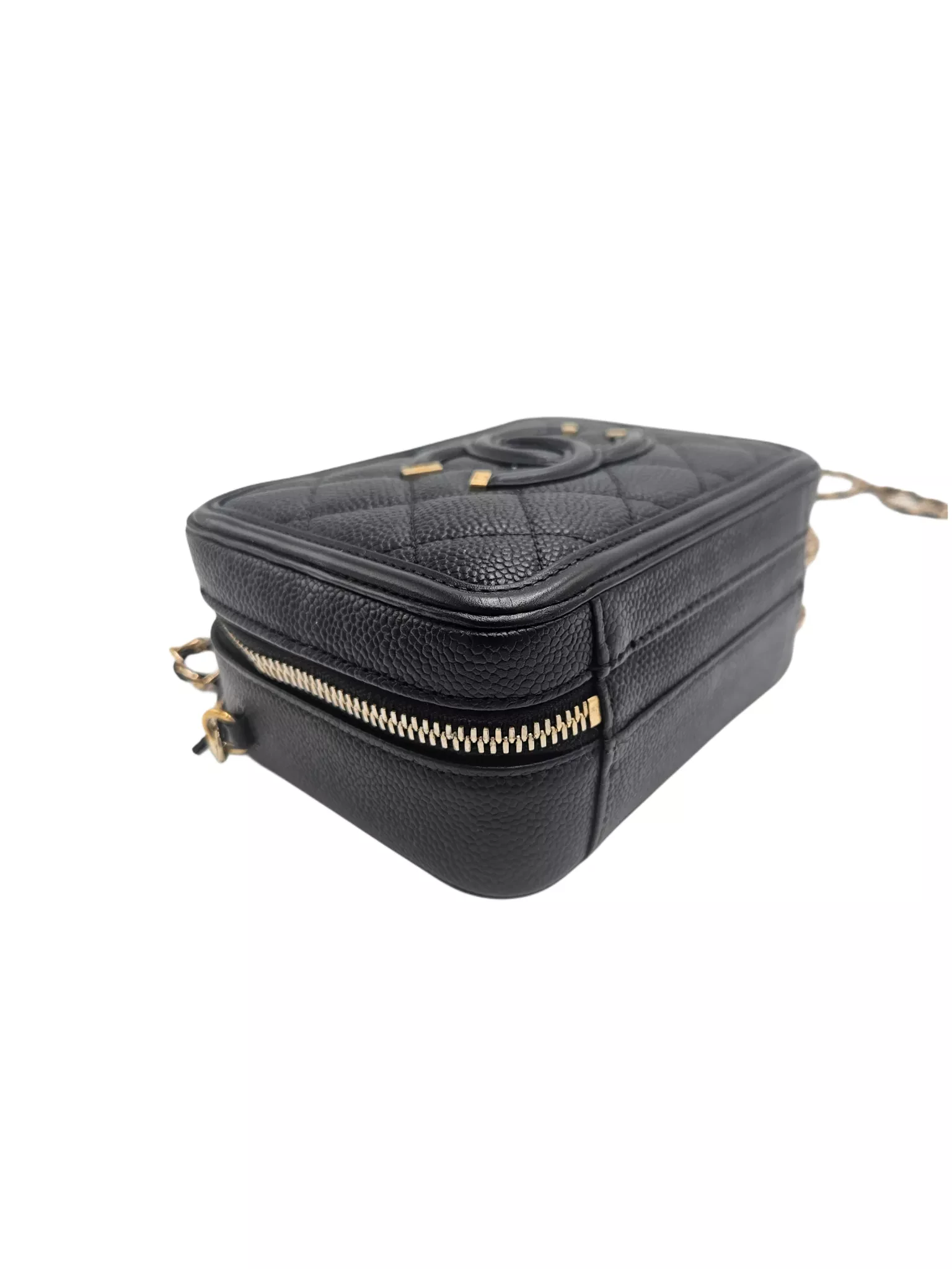 Chanel Quilted Caviar Vanity Case - Image 6