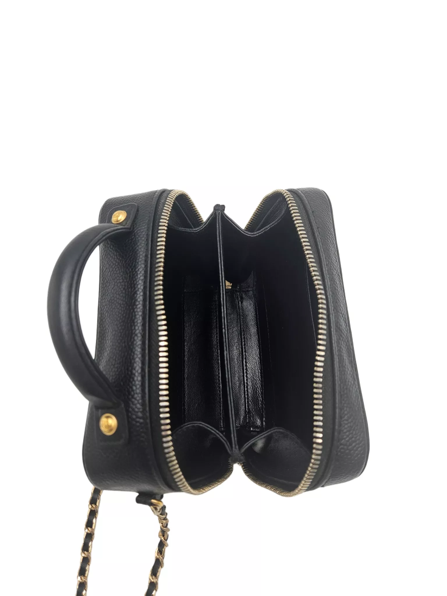 Chanel Quilted Caviar Vanity Case - Detail 2