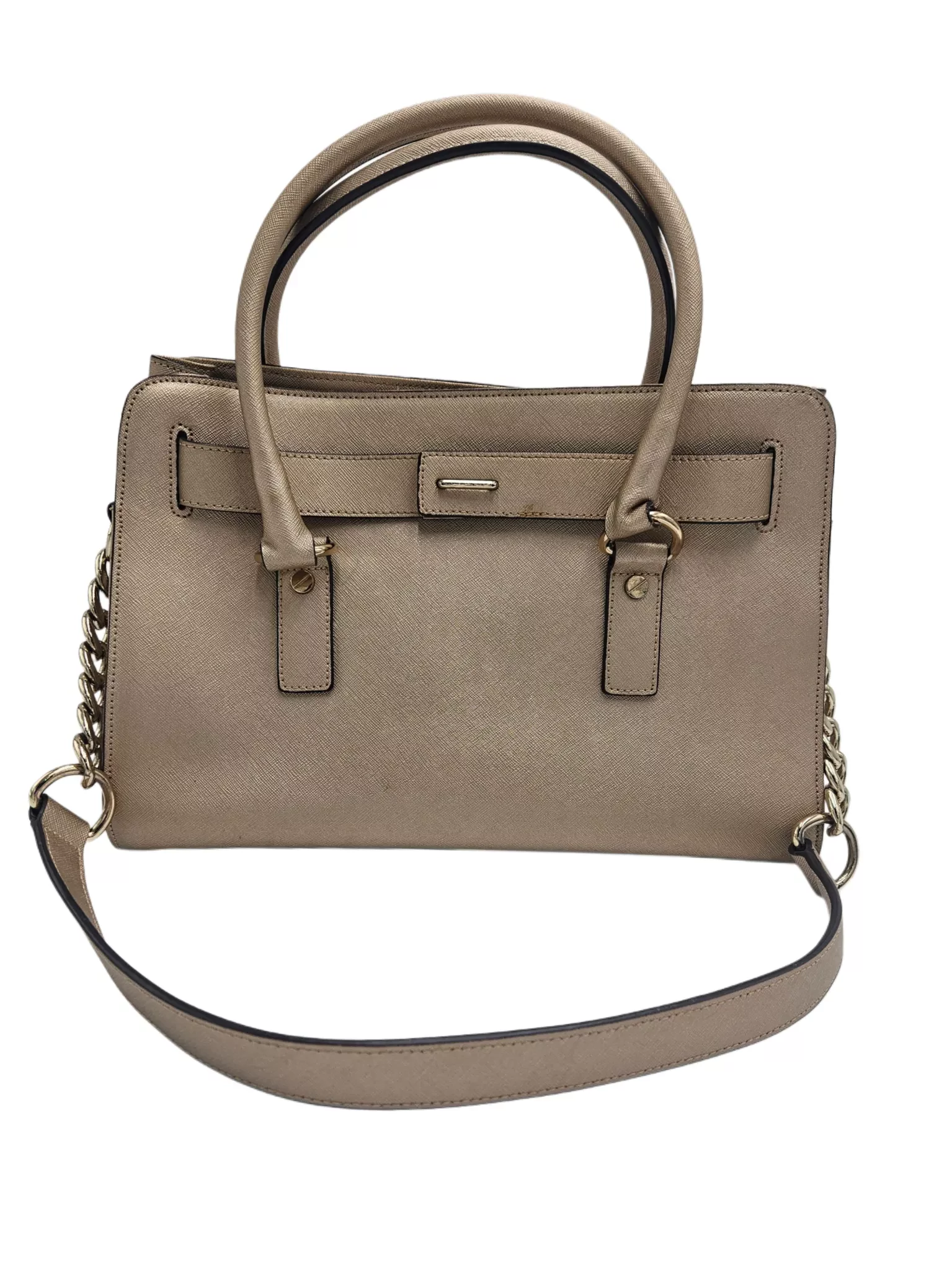 Michael Kors Beige Saffiano Leather Tote