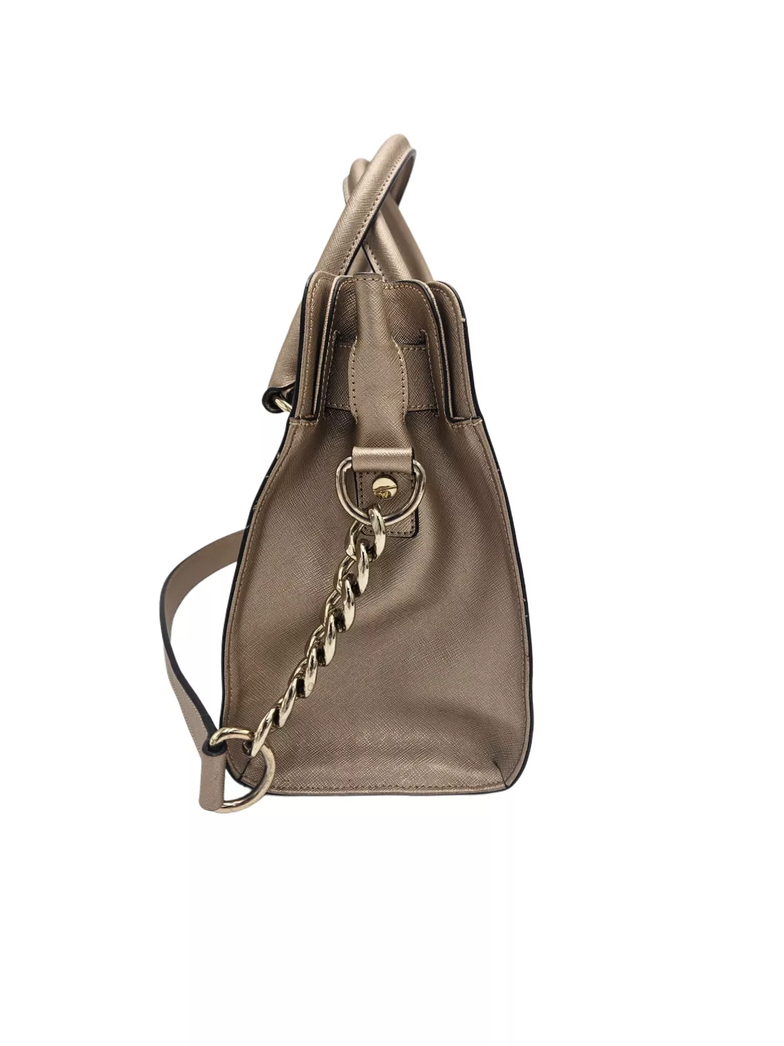 Michael Kors Beige Saffiano Leather Tote - Image 6