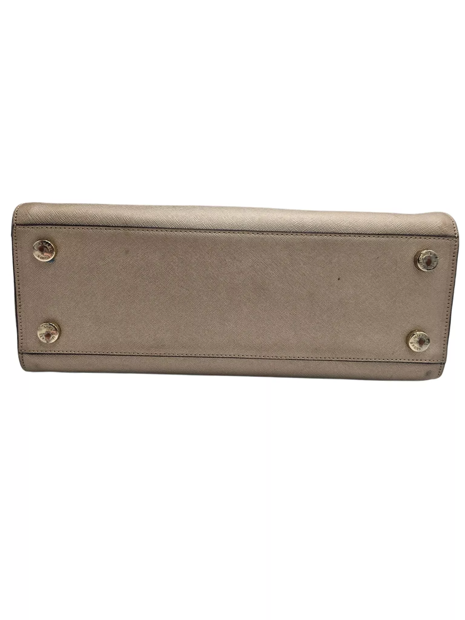 Michael Kors Beige Saffiano Leather Tote - 4