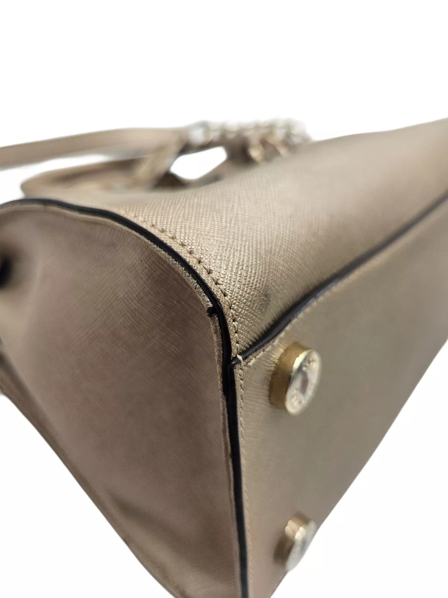 Michael Kors Beige Saffiano Leather Tote - Detail 1