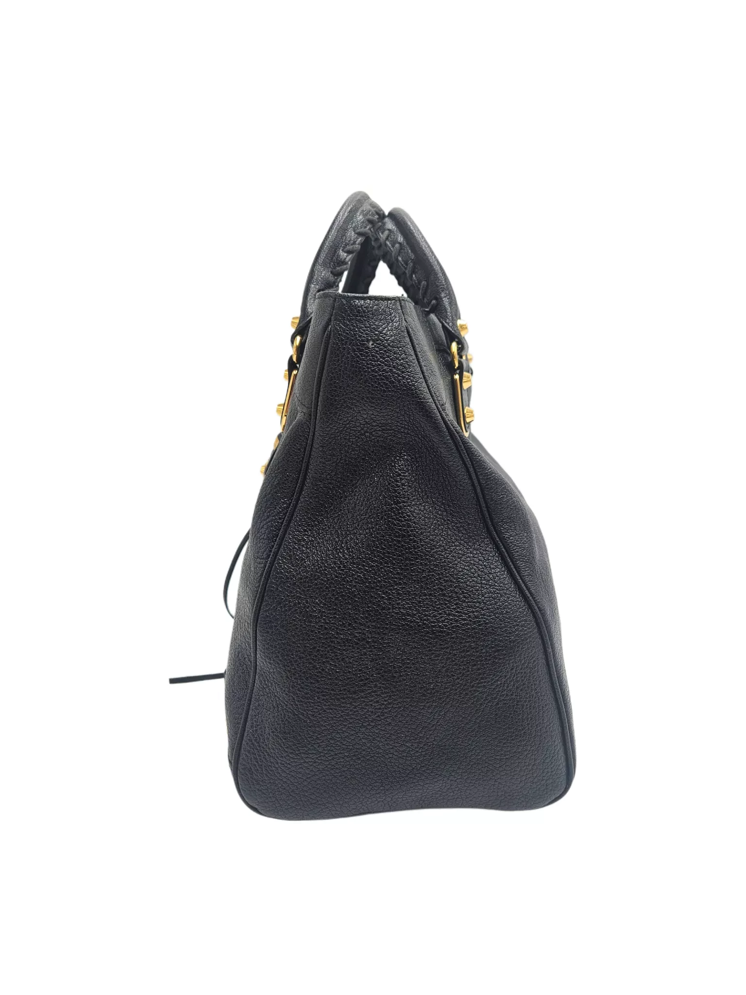 Balenciaga Black Leather City Bag - Image 6