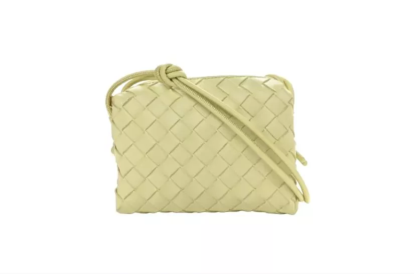 Bottega Veneta Green Intrecciato Loop Bag