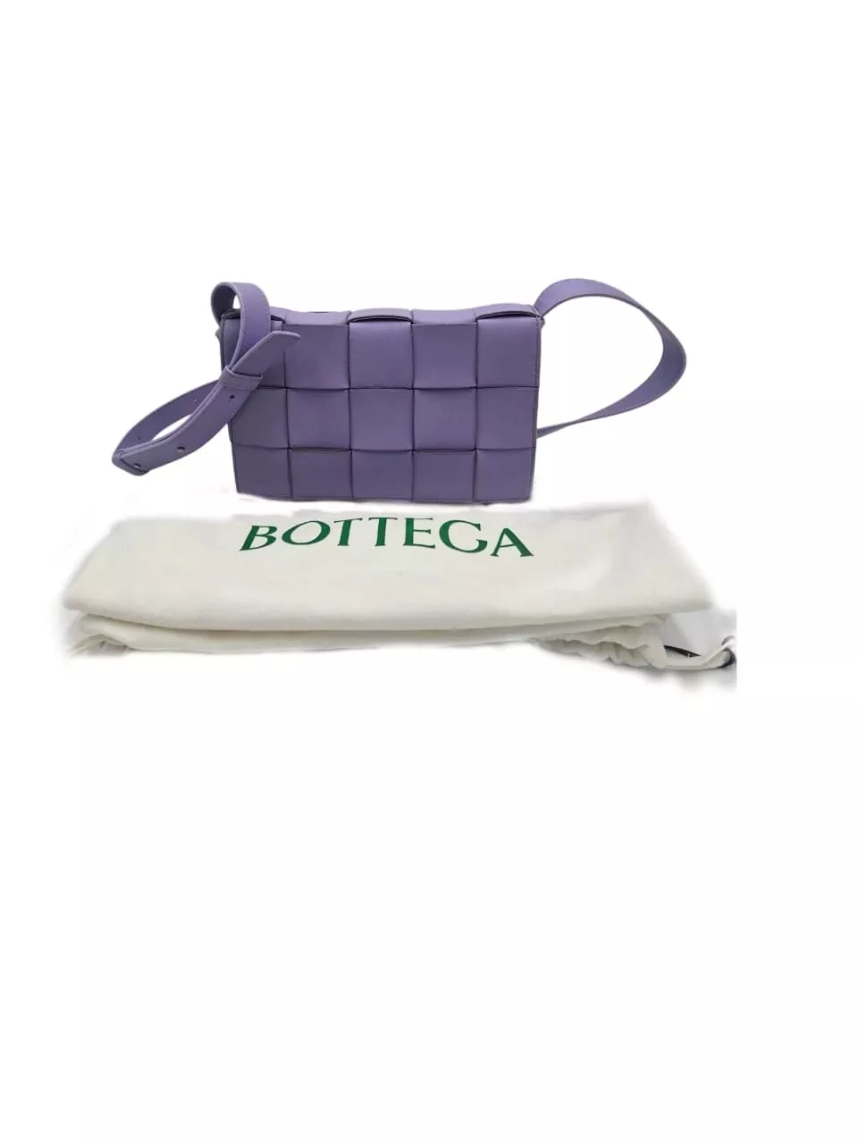 Bottega Veneta Purple Padded Casssette Bag - Back view