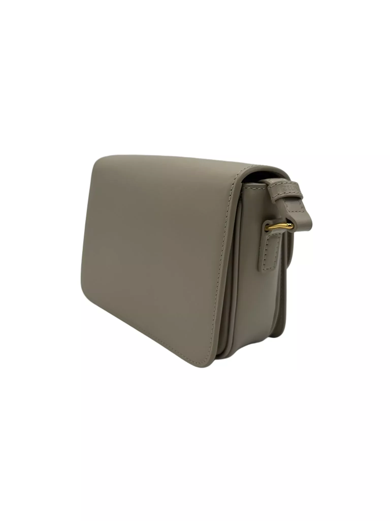 Celine Light Grey Shoulder Bag - Side view