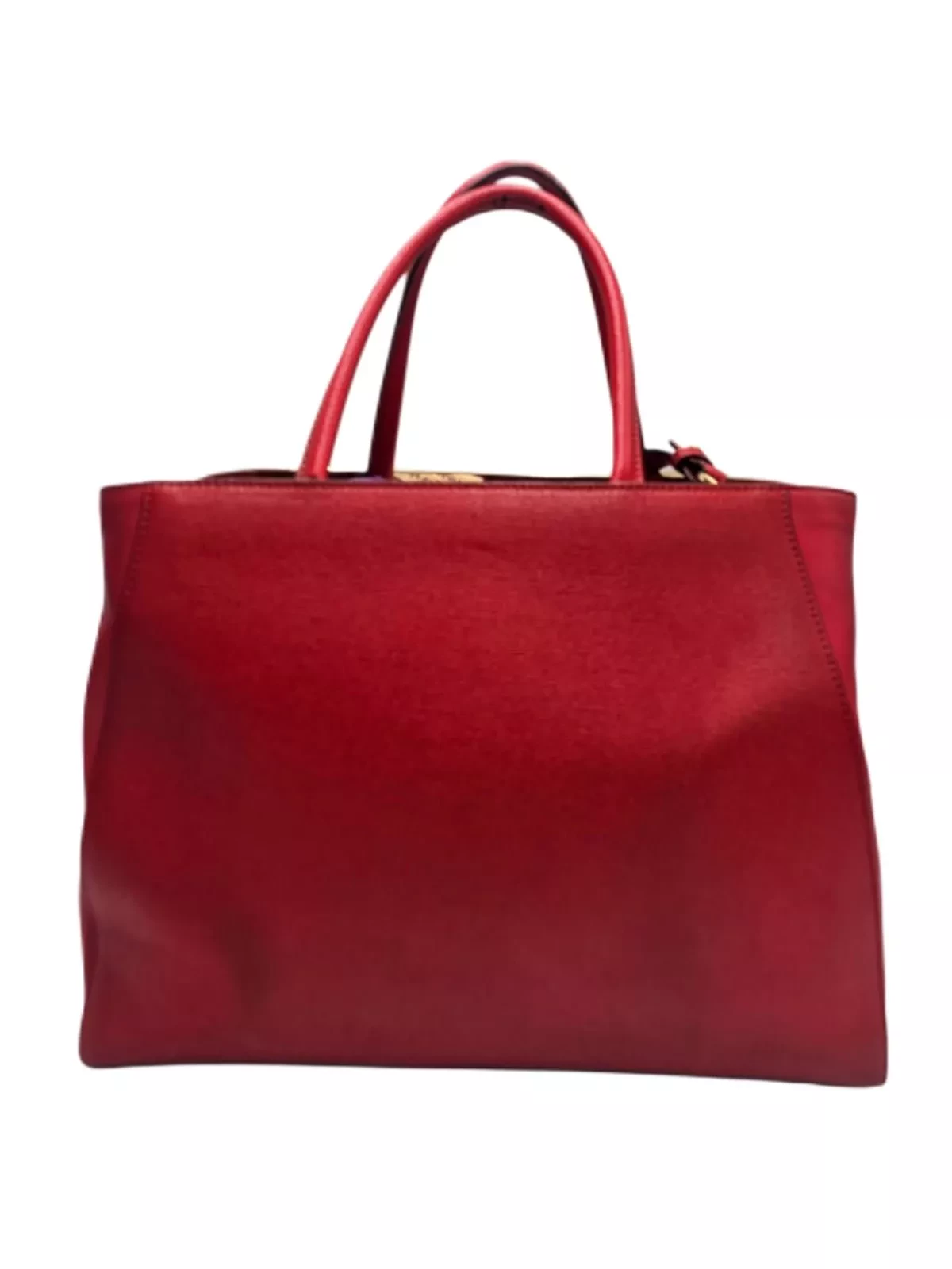 Fendi Red Leather 2Jours Tote - 4