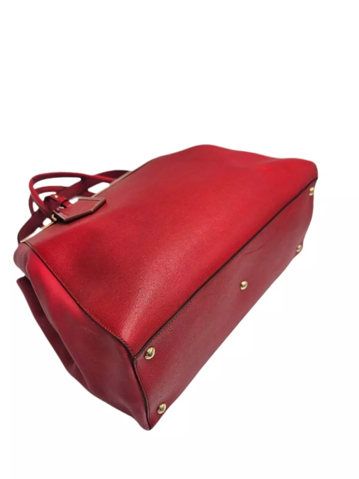 Fendi Red Leather 2Jours Tote - Detail 2