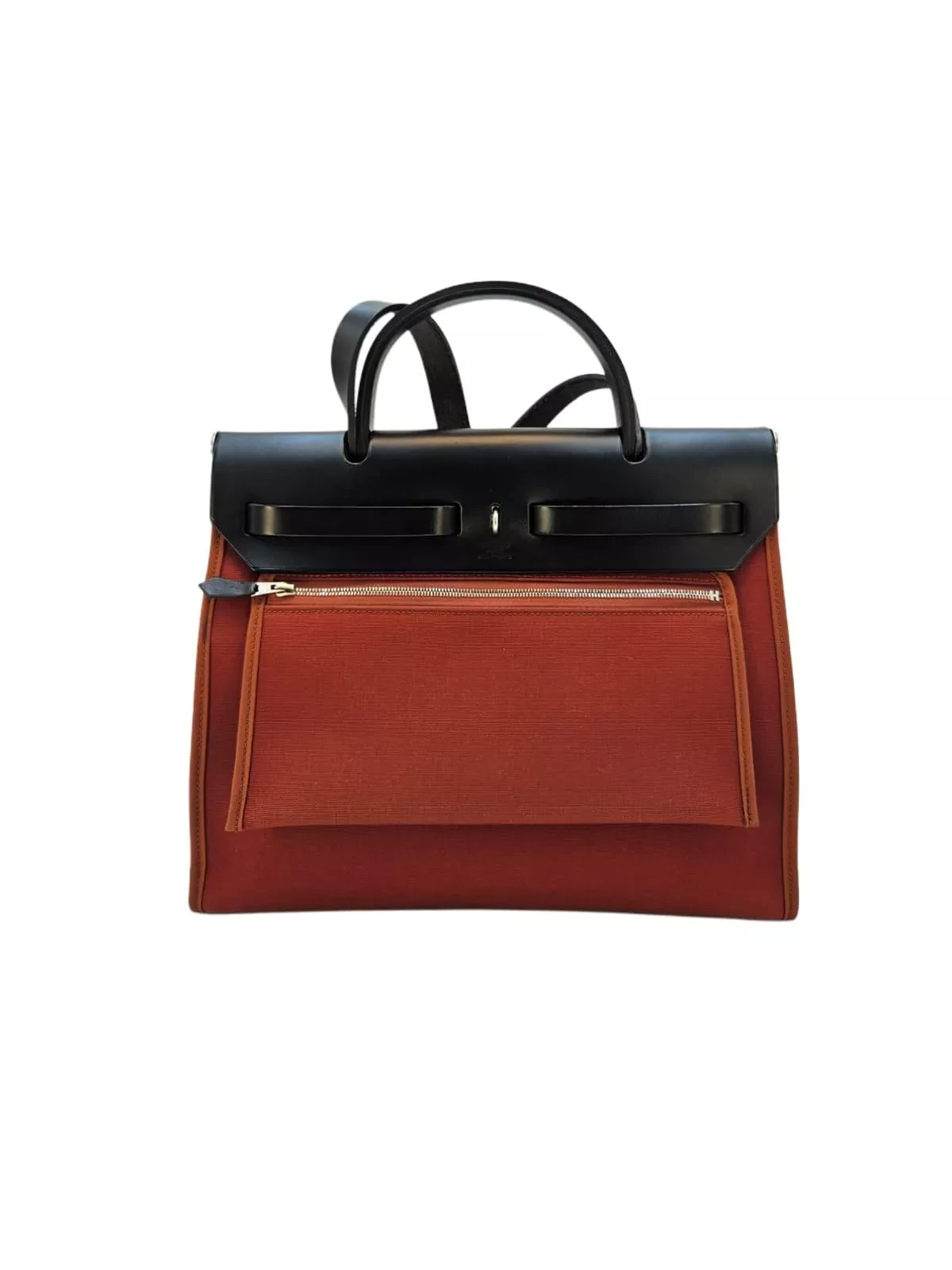 Hermès Canvas Leather Herbag Zip - 4
