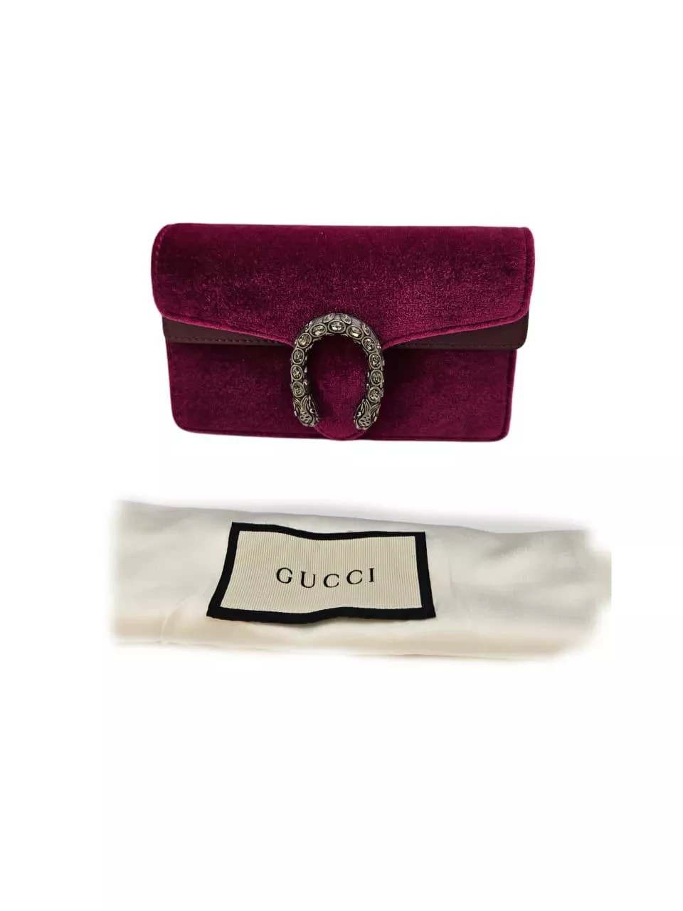 Gucci Purple GG Velvet Dionysus - Back view