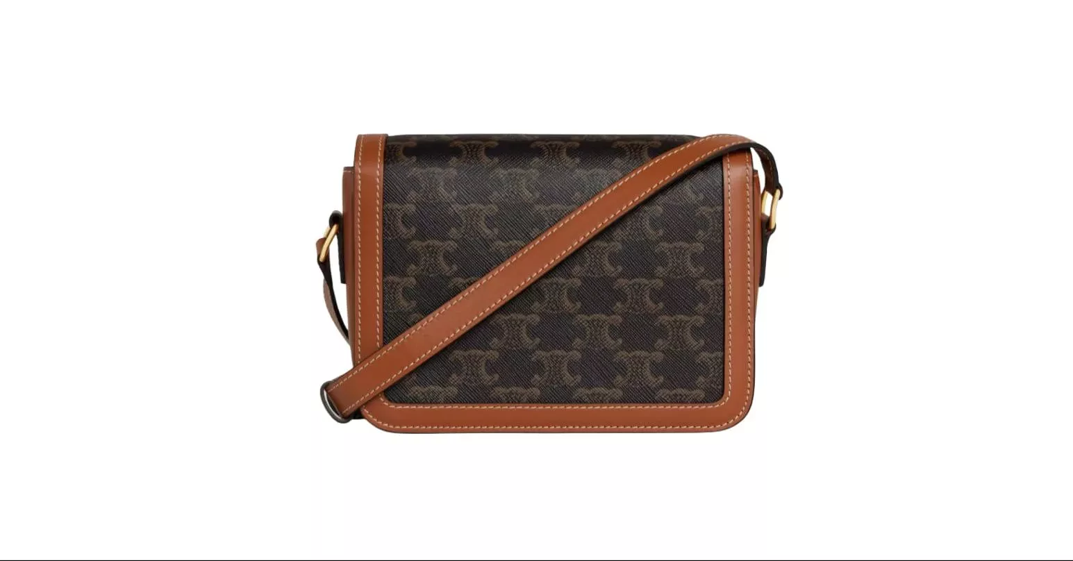 Celine Brown Teen Canvas Bag - 4