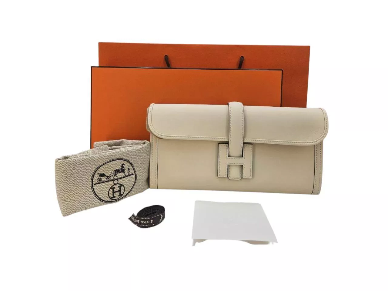 Hermès Pochette Jige Elan Clutch - Image 12