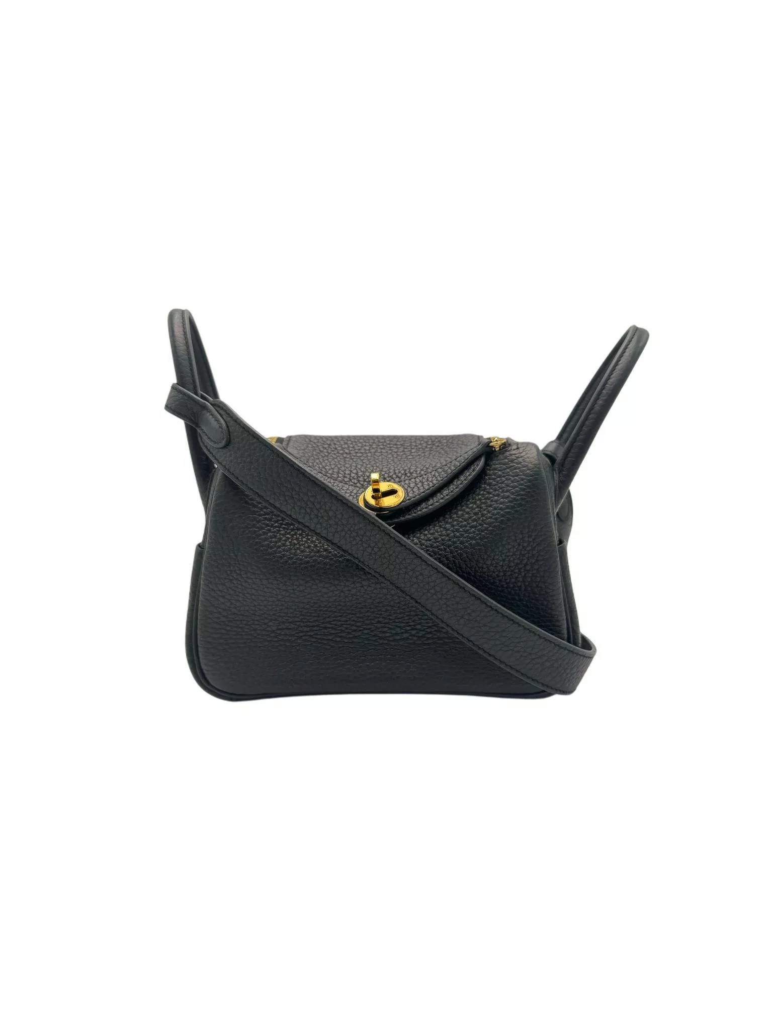Hermès Black Clemence Shoulder