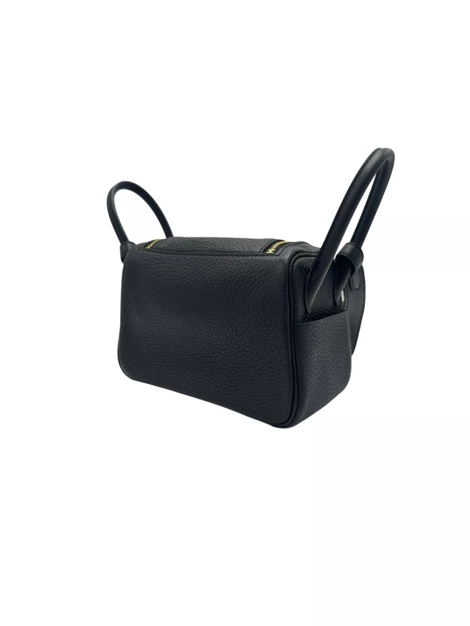 Hermès Black Clemence Shoulder - Back view