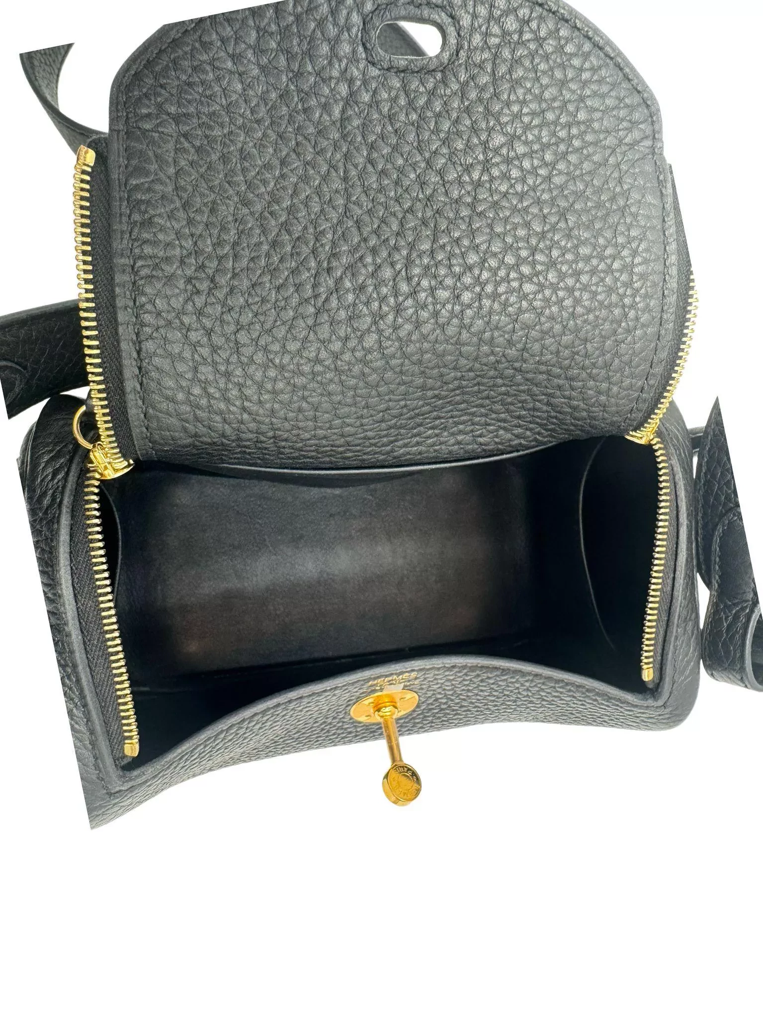 Hermès Black Clemence Shoulder - Detail 1