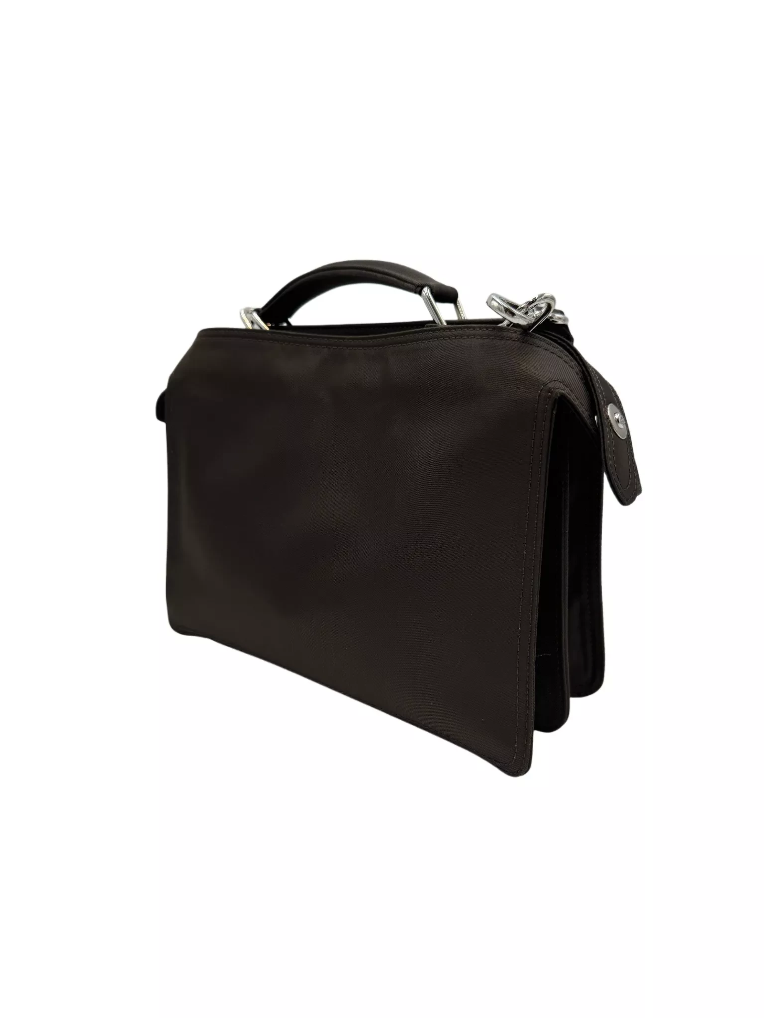 Fendi Khaki Green Nylon Peekaboo - Back view