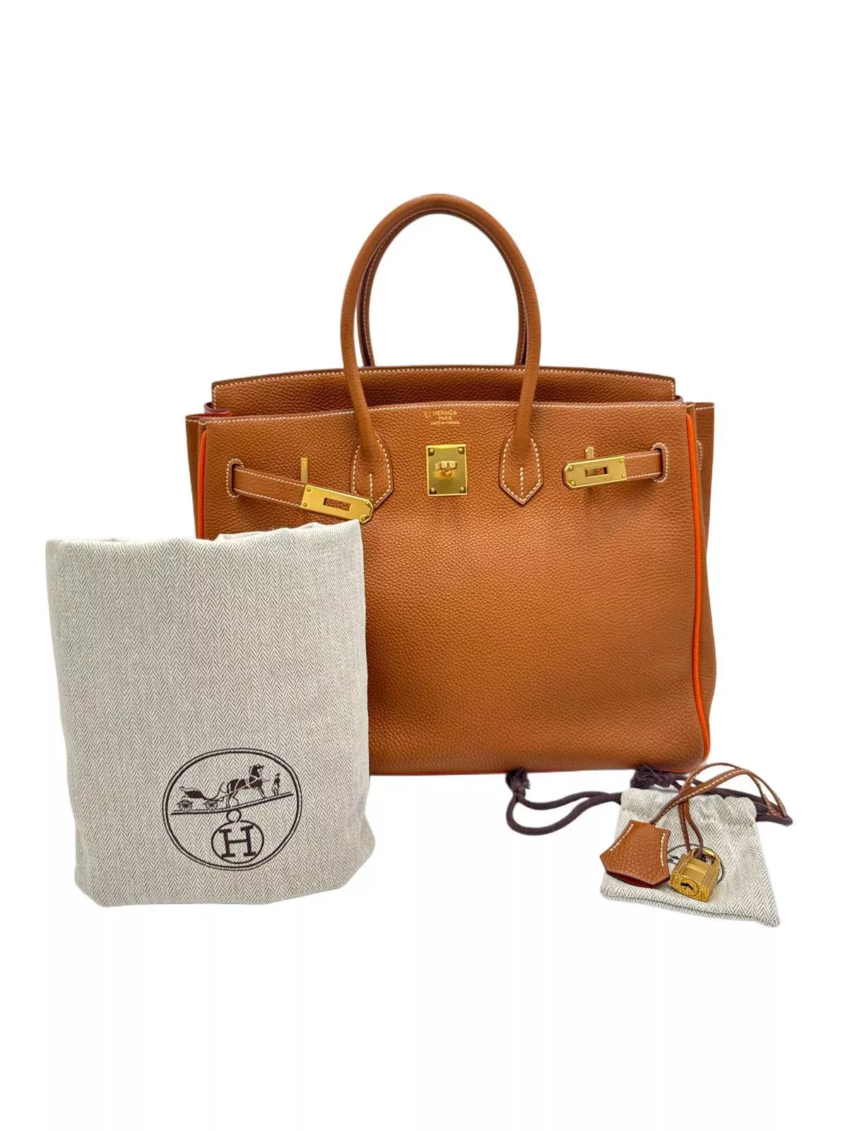 Hermès Birkin 35 Gold Hardware - Image 10