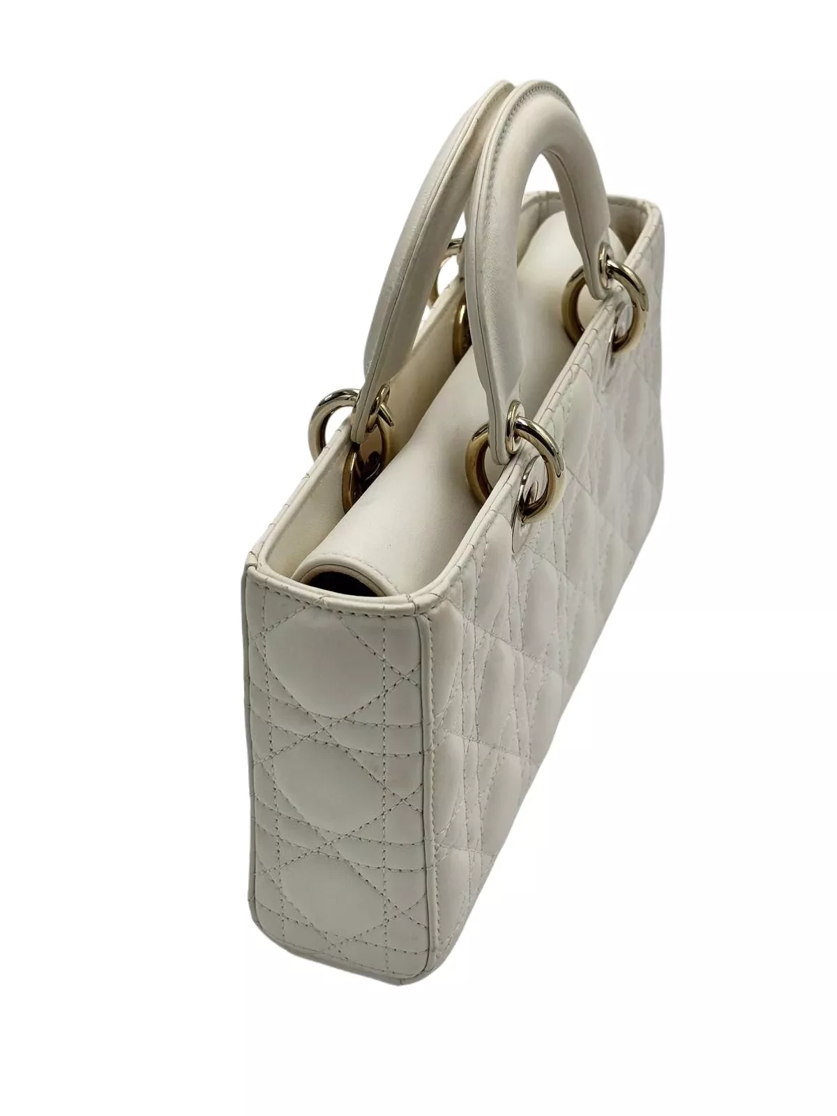 Christian Dior Lady D-Joy Hand Bag - Side view