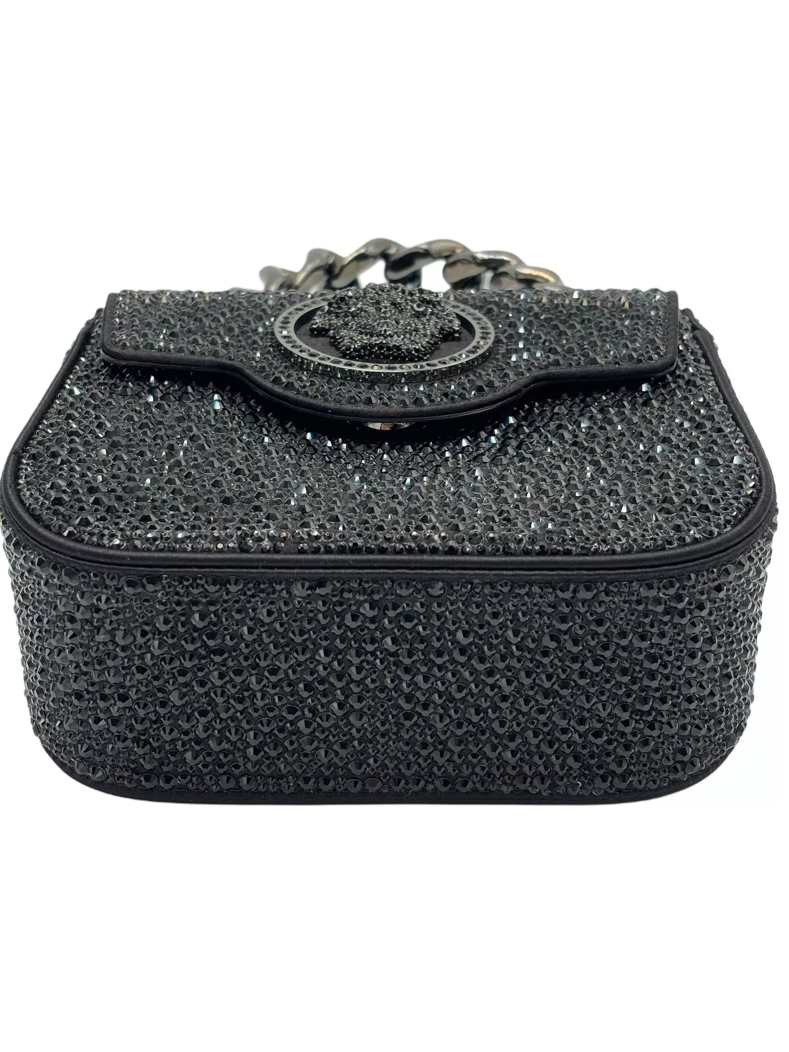 Versace Crystal Medusa Micro Bag - Side view