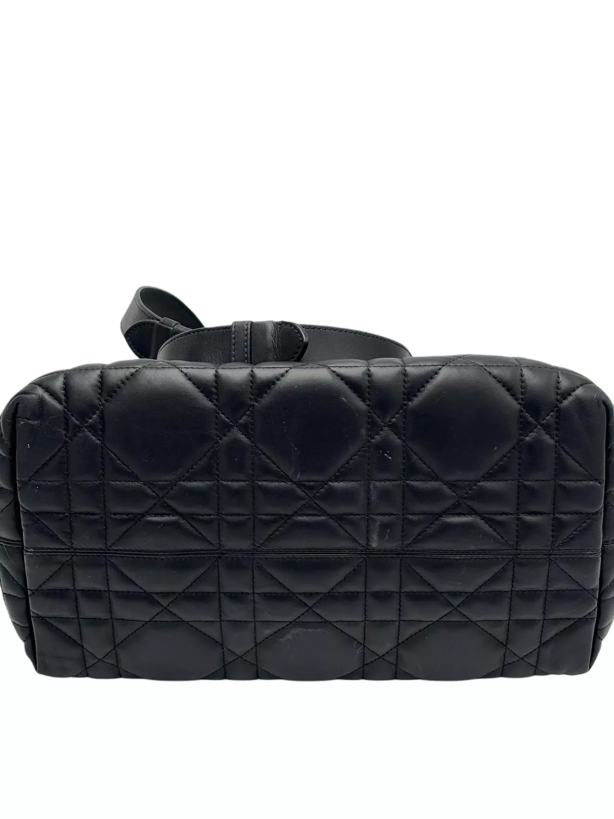 Christian Dior Black Macro Cannage Tote - 4