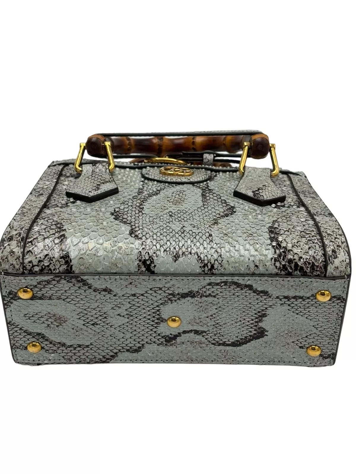 Gucci Diana Mini Python Bag - Back view