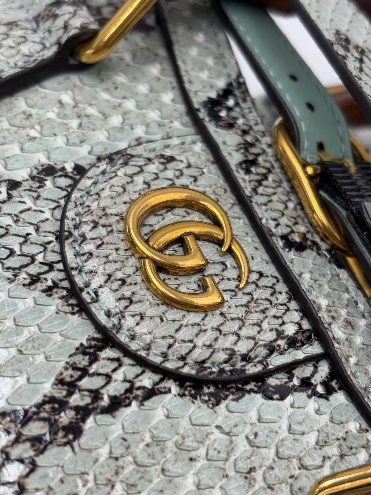 Gucci Diana Mini Python Bag - Detail 1