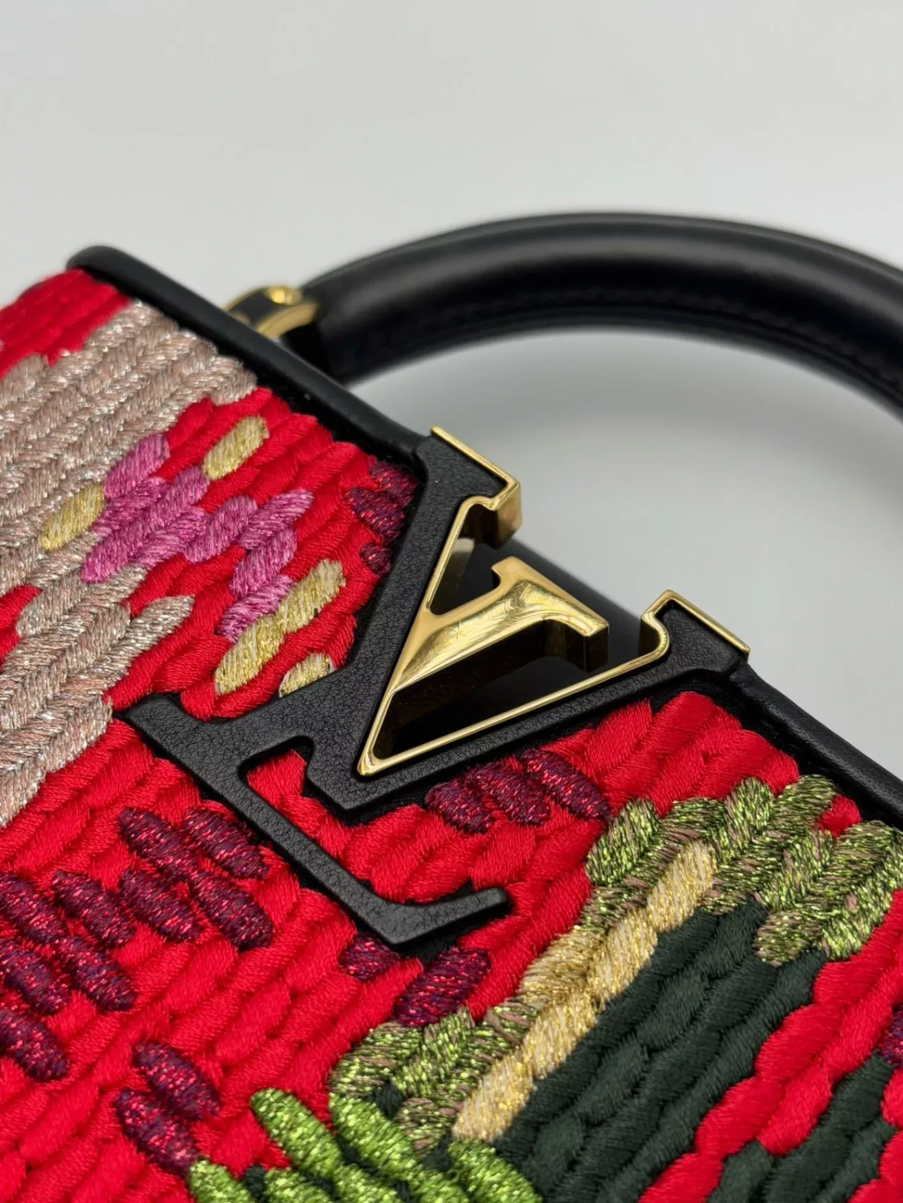 Louis Vuitton Capucines Multicolor Handbag - Image 6