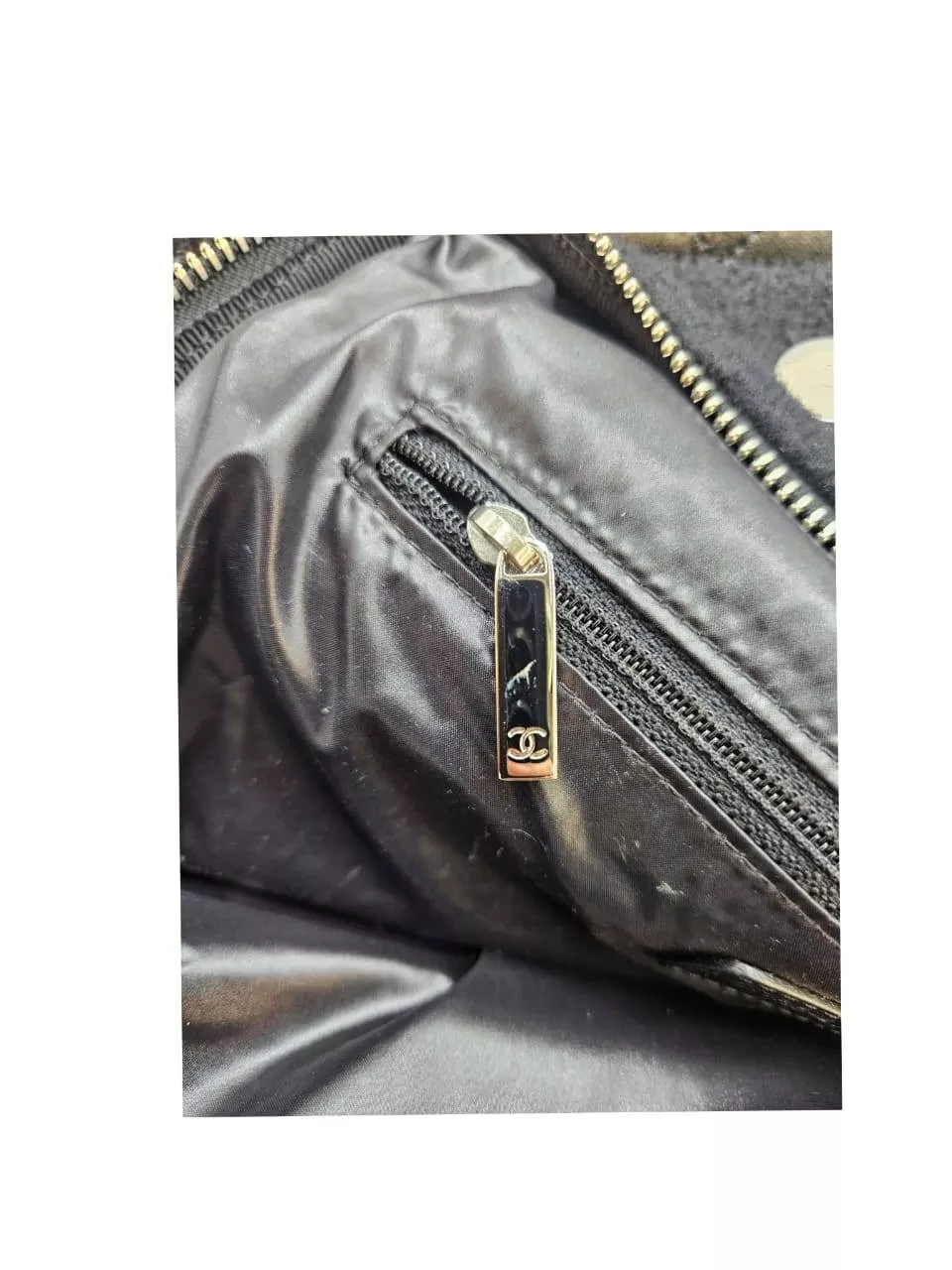 Chanel Wool Leather Coco Bag - Image 6