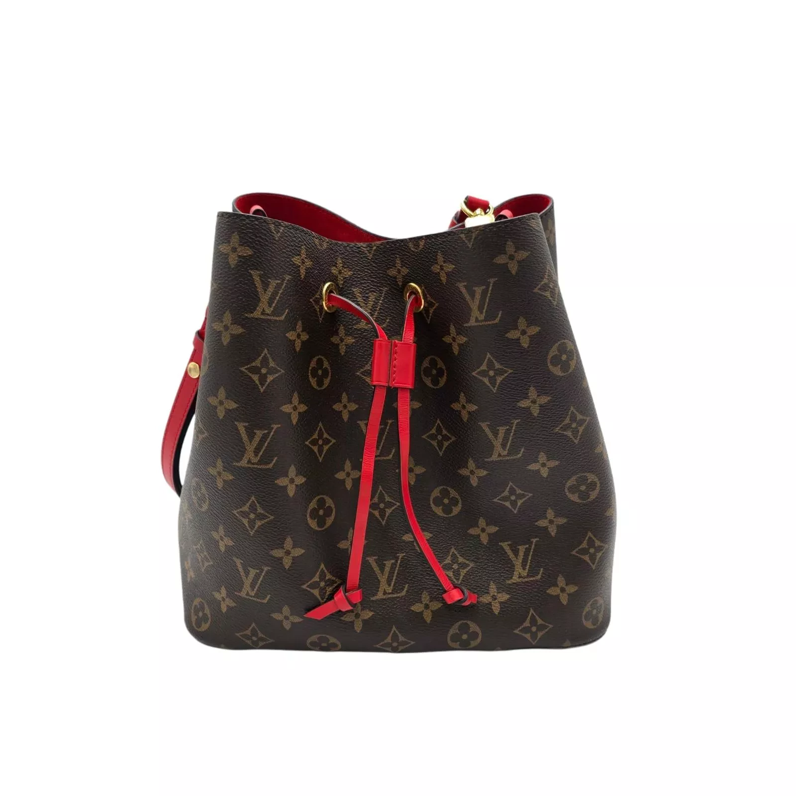 Louis Vuitton Neo Noe Monogram Red