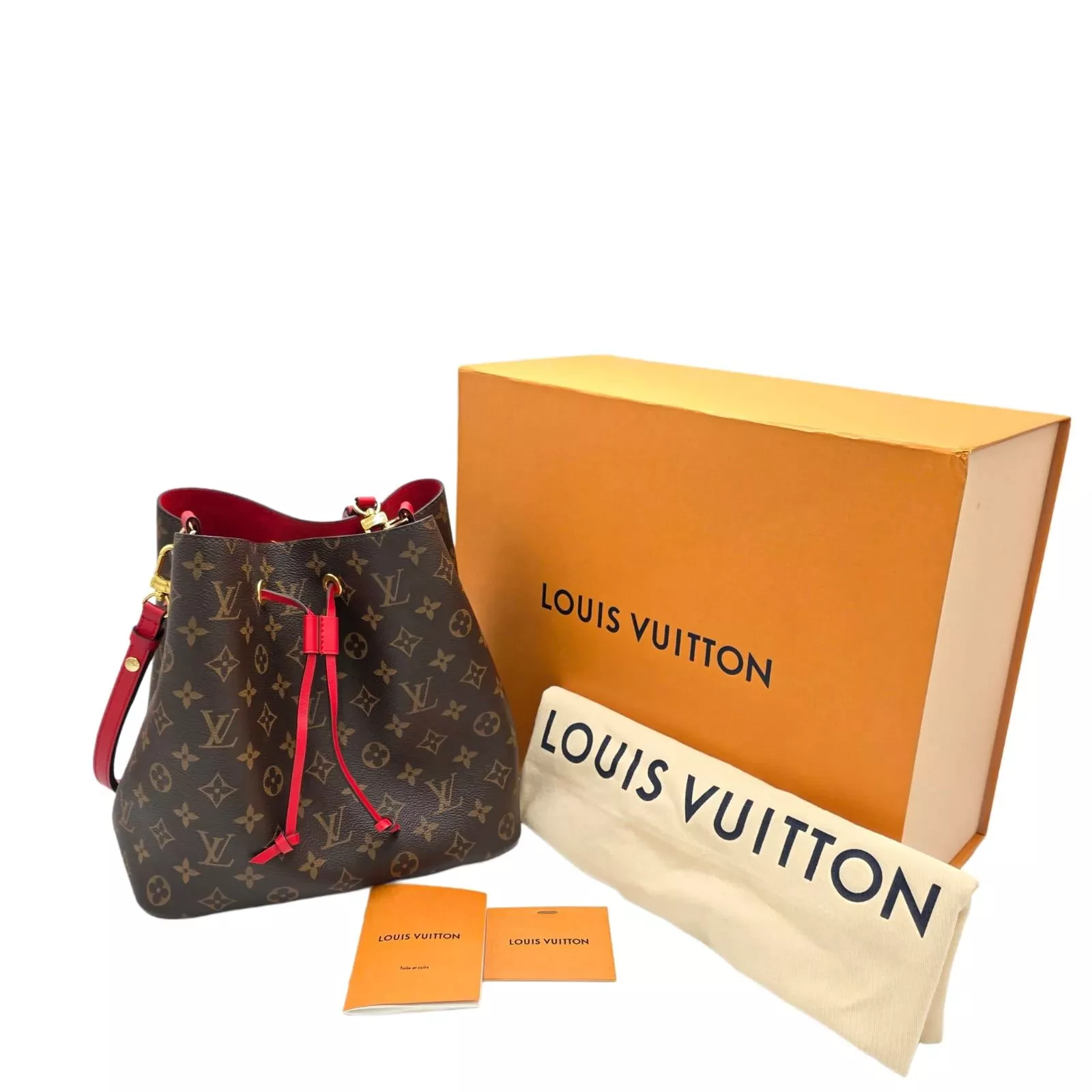 Louis Vuitton Neo Noe Monogram Red - Image 14