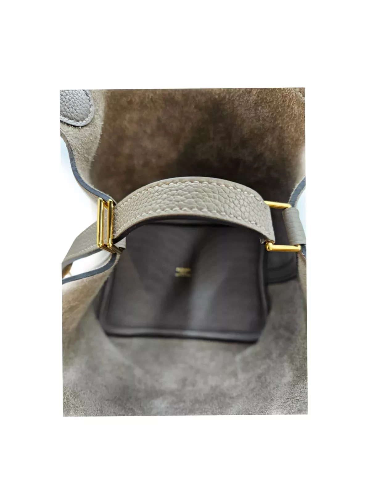 Hermès Picotin 18 Gris Togo - Side view