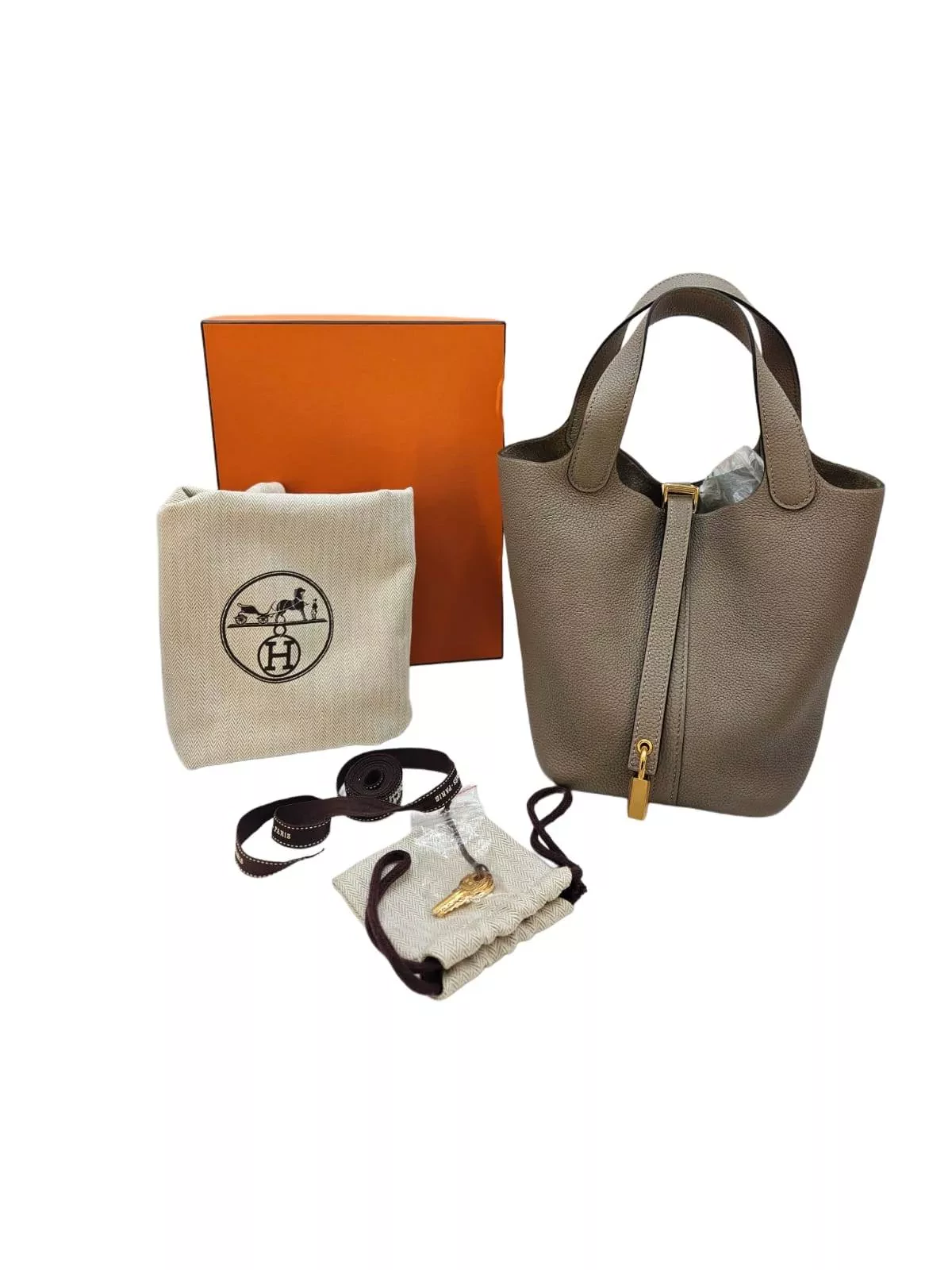 Hermès Picotin 18 Gris Togo - Image 10