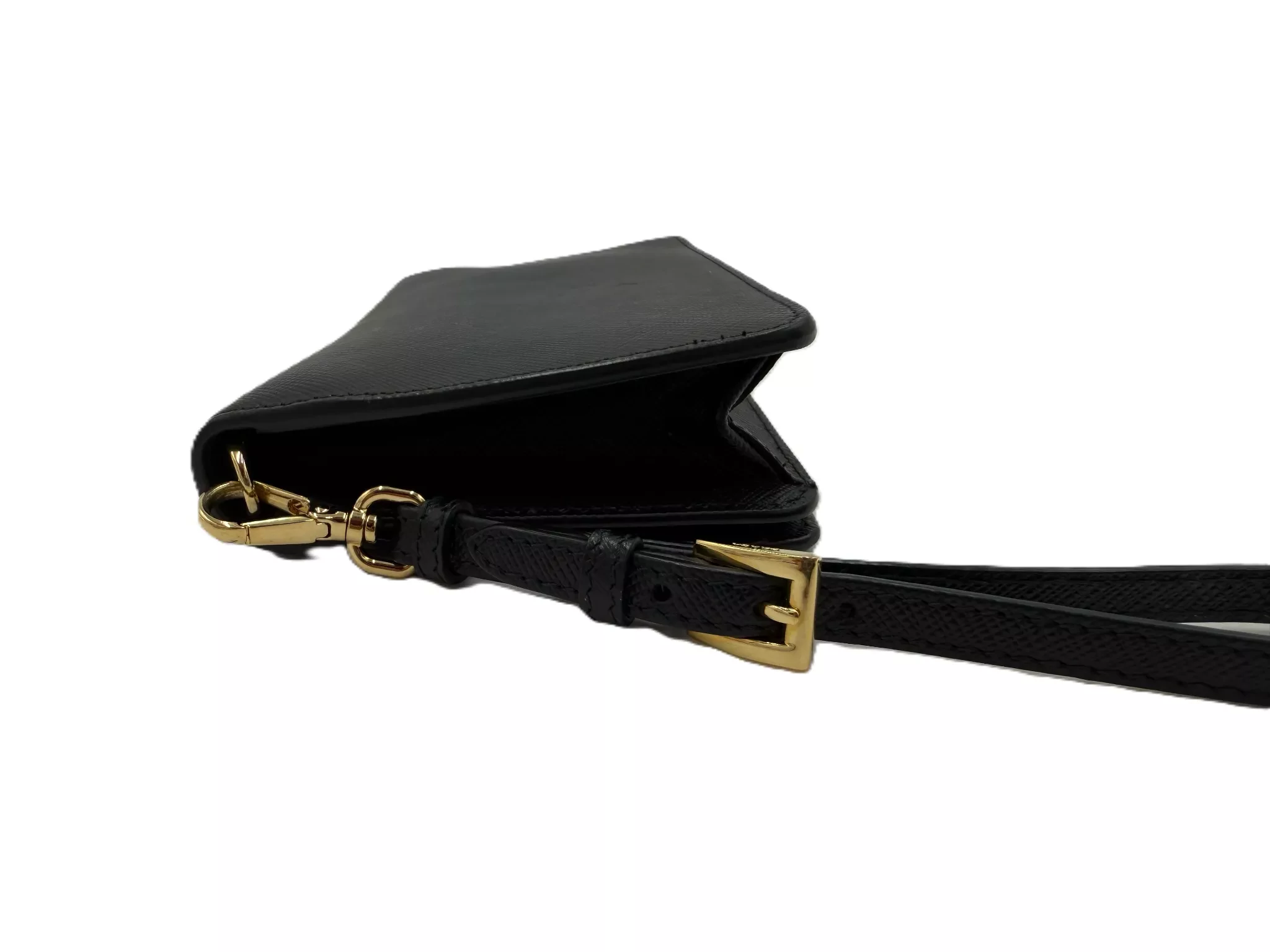 Prada Black Saffiano Chain Bag - Image 6