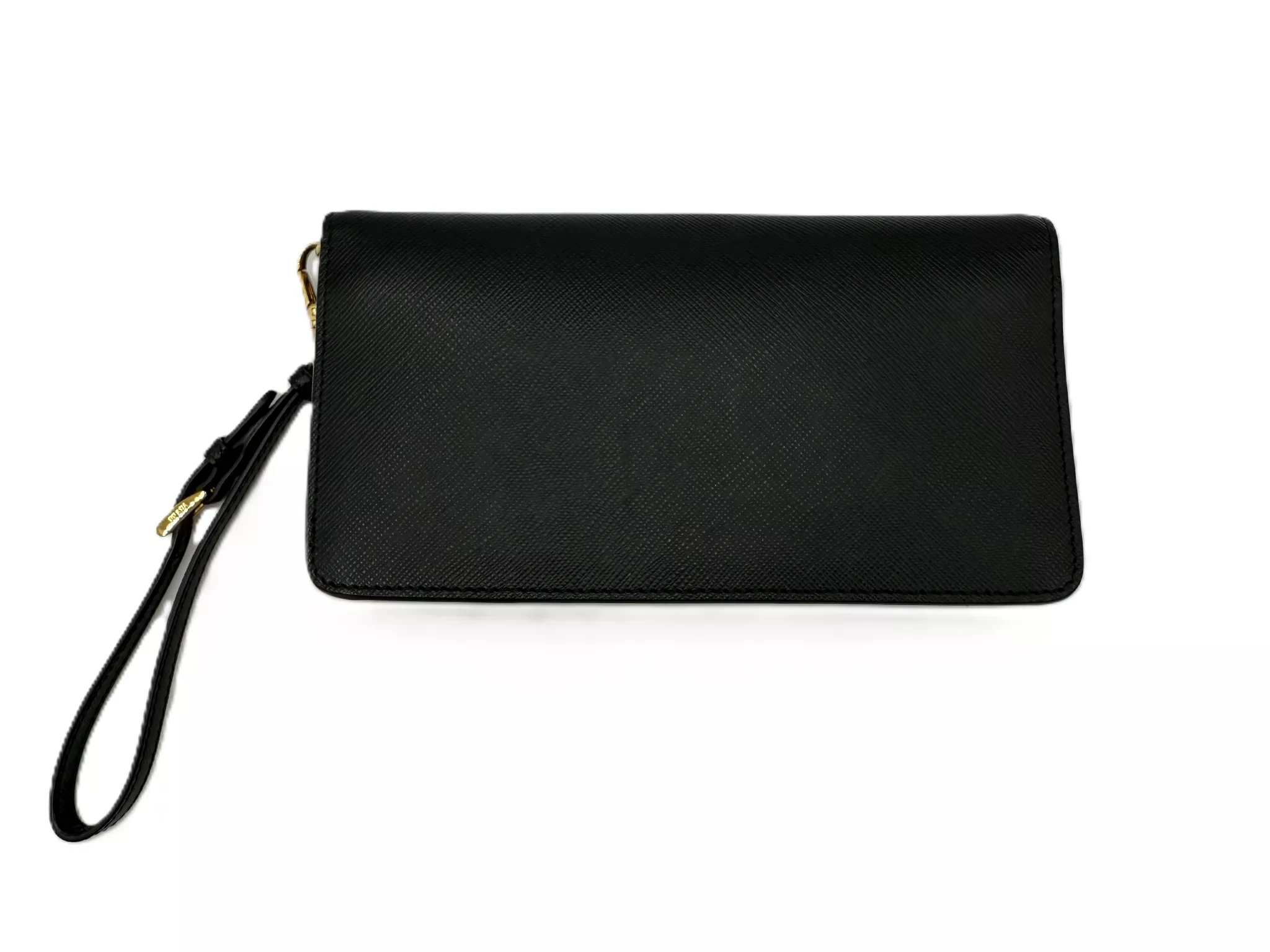 Prada Black Saffiano Chain Bag - Side view