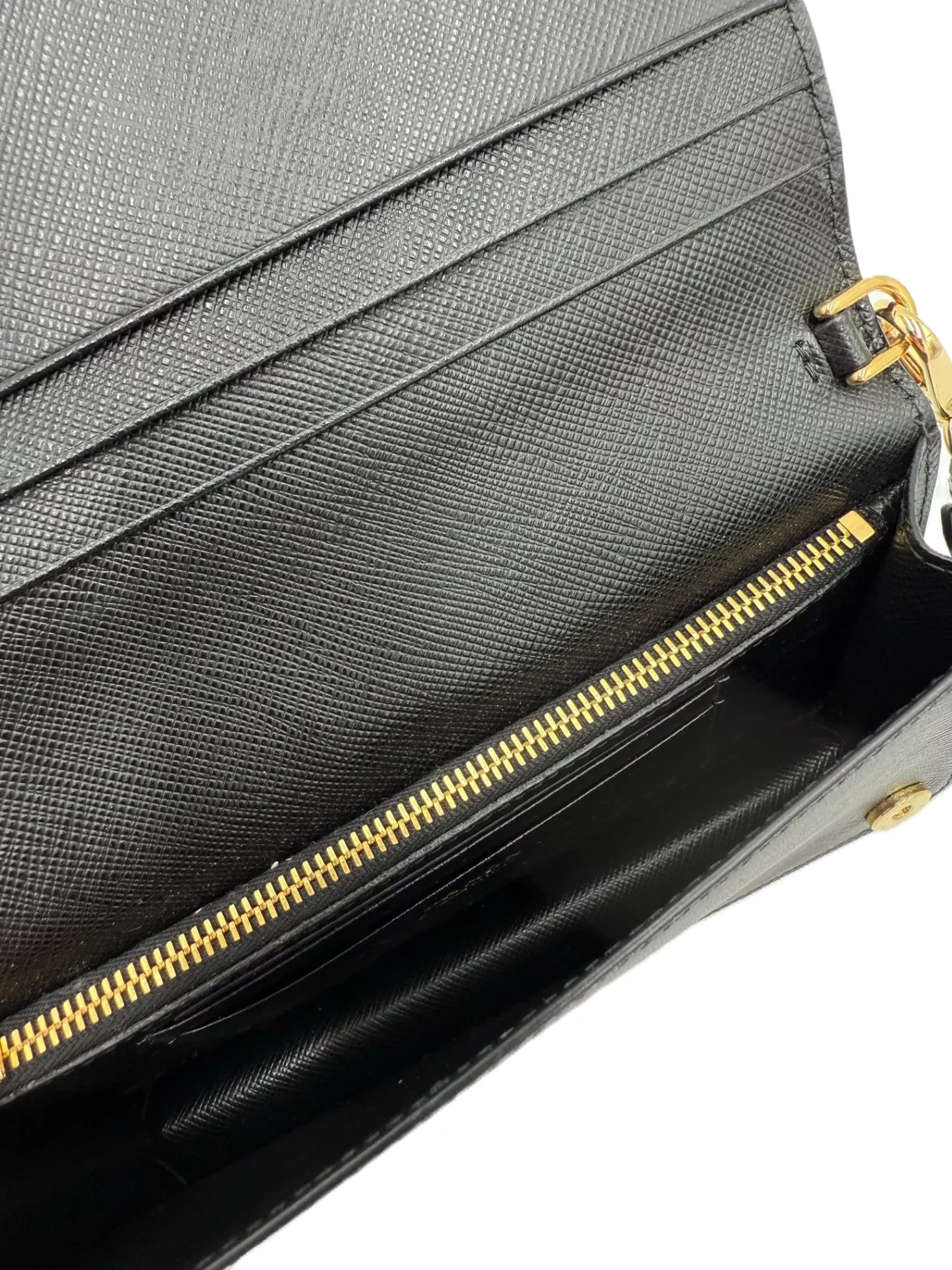 Prada Black Saffiano Chain Bag - Detail 1